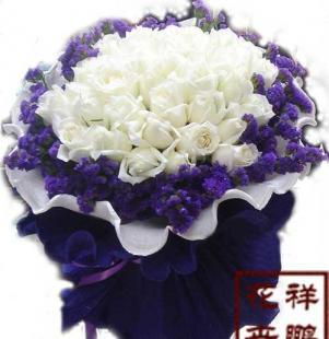 祥鵬花卉-云南鮮花-白玫瑰(33枝)_世界工廠網中國產品信息庫